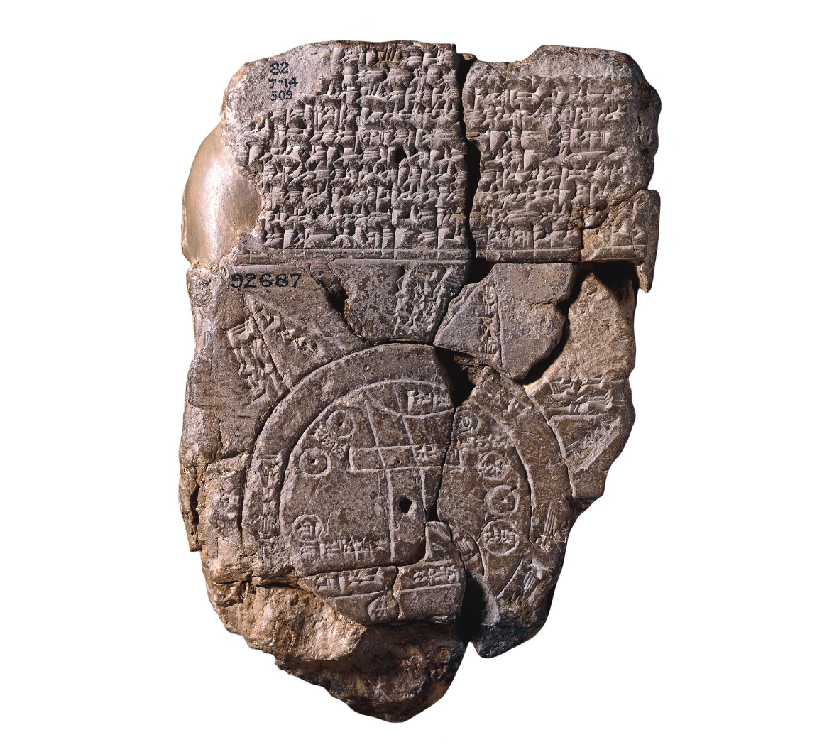 Bablynonian World Map (circa ~600 BCE)